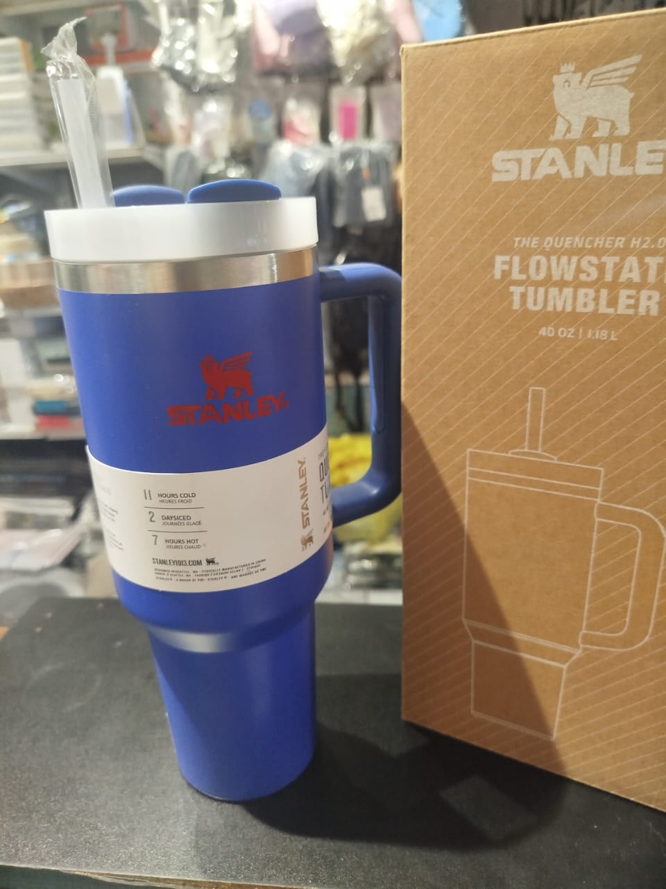 Stanley 40oz Vacuum Insulated Tumbler with Straw with Box
