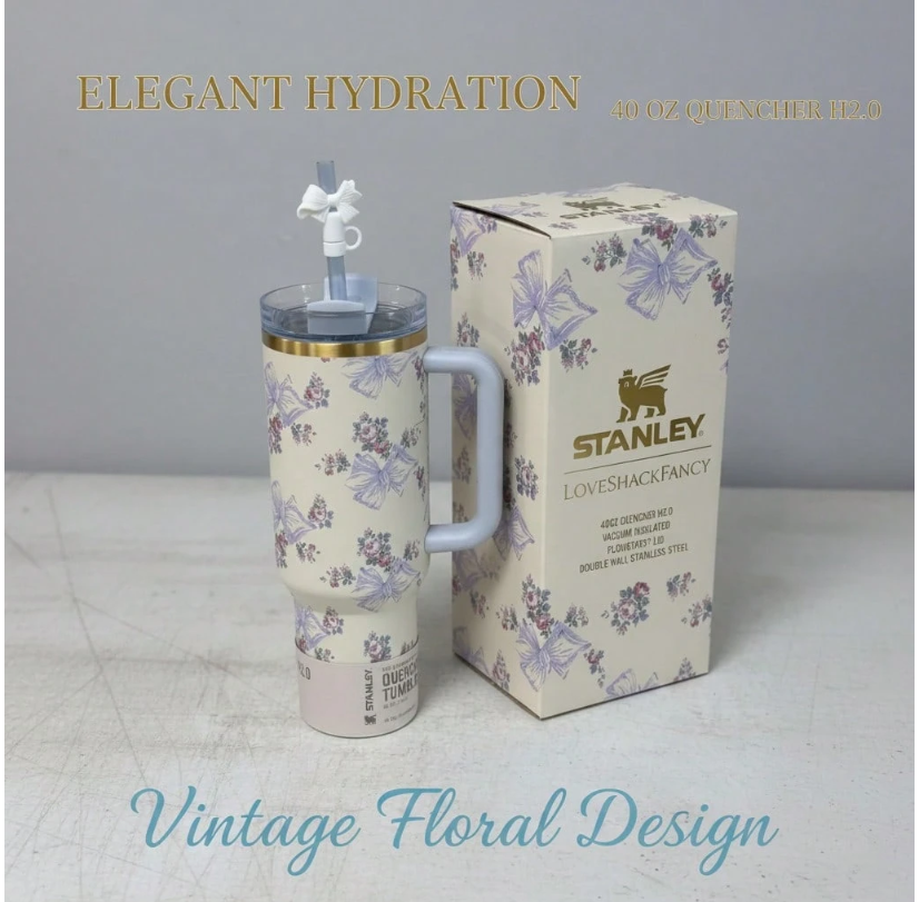 Stanley FlowState 40oz Tumbler with Straw & Premium Gift Box