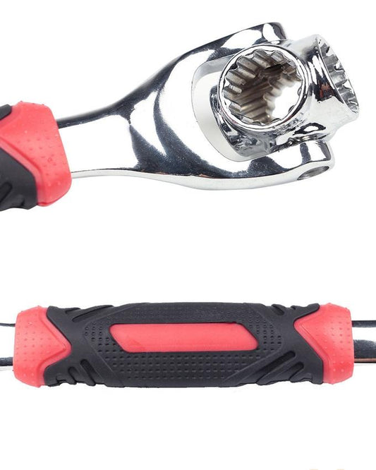 48-In-1 Universal Multi-Function Wrench 360° Rotary Adjustable Spanner for Nuts & Bolts