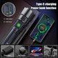 Rl-2210 Multifunctional Rechargeable LED Emergency Flashlight with Side Work Light & USB Charging