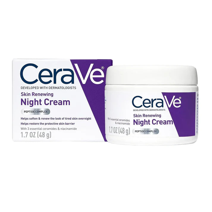CeraVe 4-in-1 Skincare Kit | Cleanser, Serum, Night Cream & Sunblock