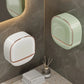 Pack of 2 Wall Mounted Soap Holder | Punch Free Soap Box with Drainage | Self Adhesive Soap Dish for Bathroom, Kitchen & Laundry | Space Saving Soap Storage Box | Random Color