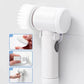 5 in 1 Rechargeable Electric Cleaning Brush | Handheld Spin Scrubber with Multiple Brush Heads | Cordless Power Scrubber for Bathroom, Kitchen, Tiles, Sink, Toilet & Car Cleaning