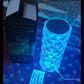 Rose Diamond Crystal Table Lamp | 16-Color RGB Touch Lamp with Remote & USB Rechargeable