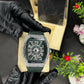 Denvosi Luxury Men's Watch | Diamond Studded Quartz Analog Wrist Watch