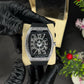 Denvosi Luxury Men's Watch | Diamond Studded Quartz Analog Wrist Watch