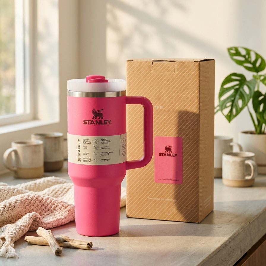 Stanley 40oz Vacuum Insulated Tumbler with Straw with Box